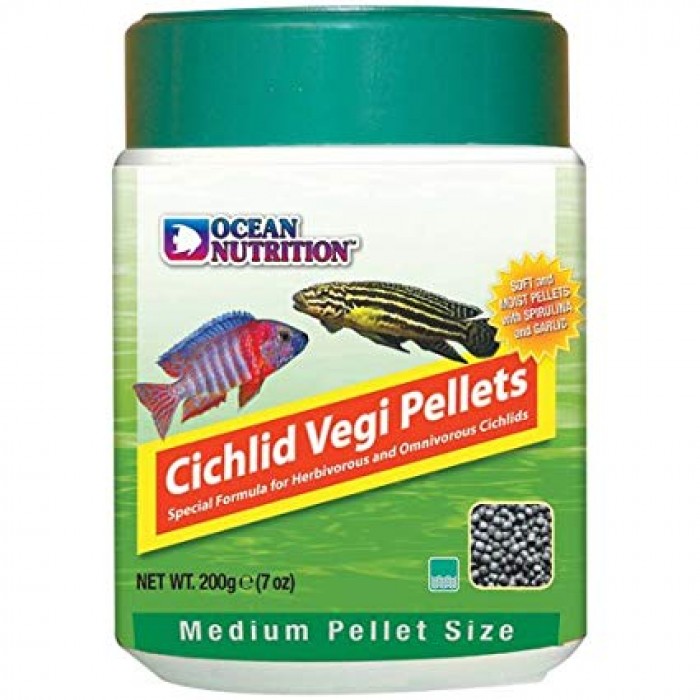 Ocean Nutrition Cichlid Vegi Pellets Medium 200 gr.